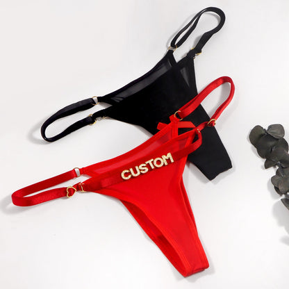 Femme's Lustful Classic Thong ( DIY + INTERCHANGEABLE )