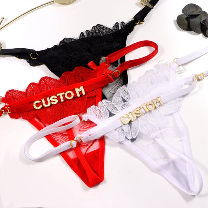 Femme's Lustful Leaf Thong ( DIY + INTERCHANGEABLE )