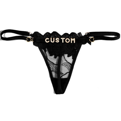 Femme's Lustful Leaf Thong ( DIY + INTERCHANGEABLE )