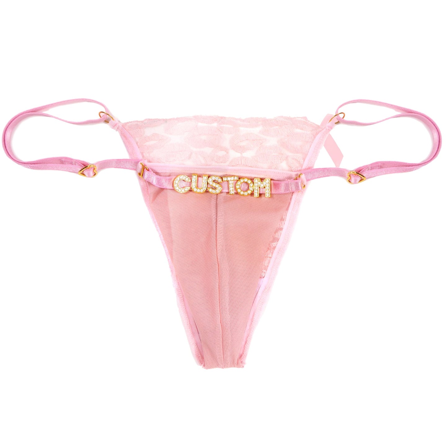 Femme's Lustful Kisses Thong ( DIY + INTERCHANGEABLE )