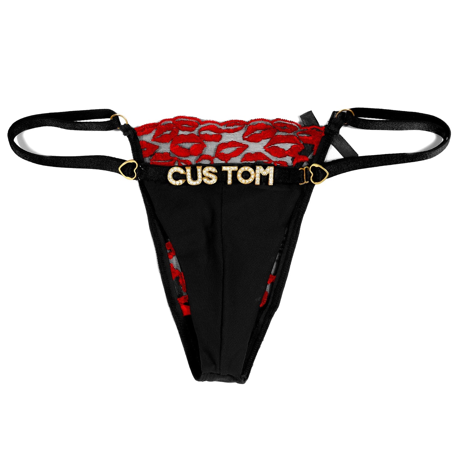 Femme's Lustful Kisses Thong ( DIY + INTERCHANGEABLE )