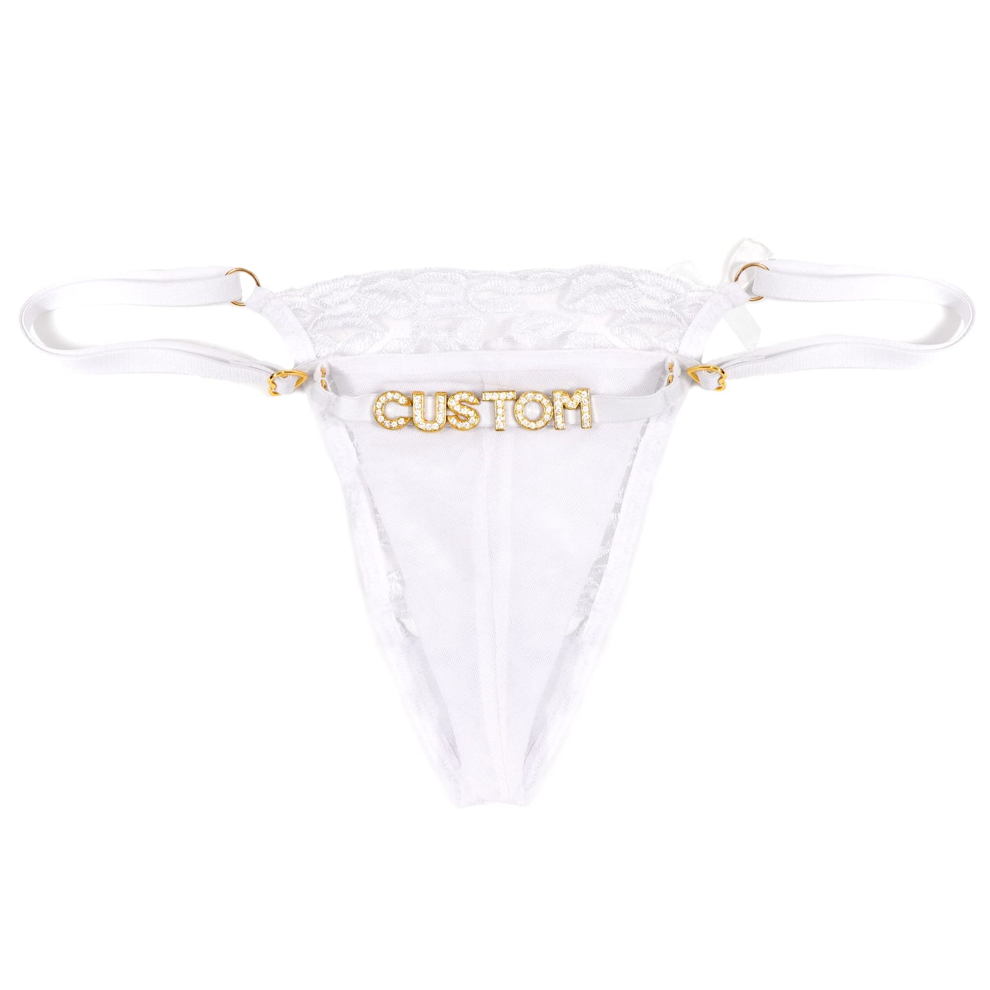 Femme's Lustful Kisses Thong ( DIY + INTERCHANGEABLE )