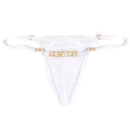 Femme's Lustful Kisses Thong ( DIY + INTERCHANGEABLE )