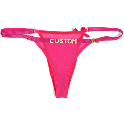 Femme's Lustful Classic Thong ( DIY + INTERCHANGEABLE )